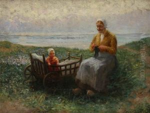 Mother And Child by Carl Eugene Mulertt