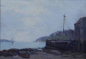 Study - Cape Ann Harbor Scene