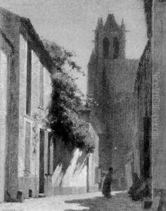 A Narrow Street In Late Afternoon