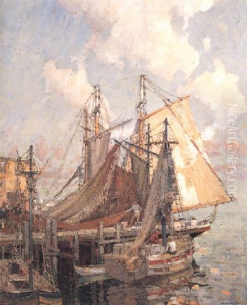 Sailboats At Dock - view 1