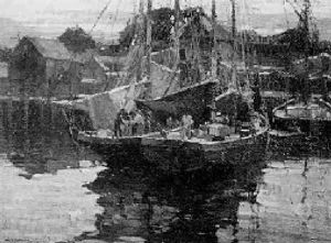 Twilight, Gloucester Harbor