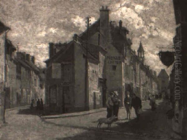 Street In Moret, France - view 1