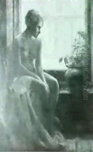 Nude Seated By A Window