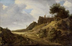 Dunenlandschaft Mit Hutten by Pieter Mulier the Elder