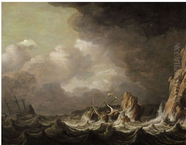 Ships On Rough Seas - view 1