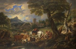 Paesaggio Con Figure E Armenti by Pieter Mulier the Elder