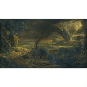 Landscape With Lot And His Daughters by Pieter Mulier the Elder