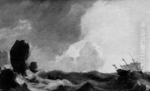 Scene De Tempete by Pieter Mulier the Elder