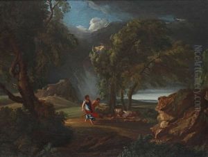 Paesaggio Con Tempesta E Pastori by Pieter Mulier the Younger
