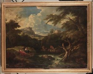 Paesaggio Con Figure by Pieter Mulier the Younger