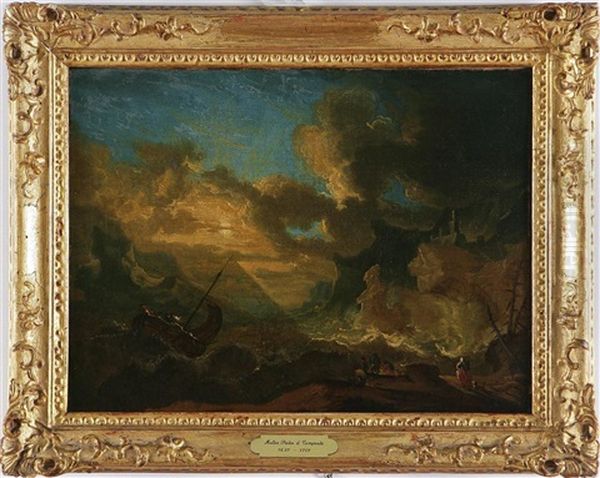 Tempesta Con Barca E Personaggi - view 1