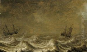 Schiffe Im Sturm by Pieter Mulier the Younger