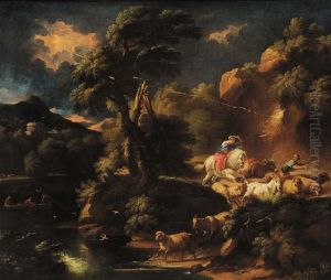 Paesaggio Con Armenti by Pieter Mulier the Younger
