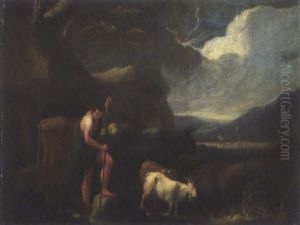 Scene Pastorale by Pieter Mulier the Younger