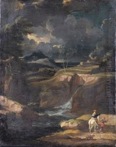 Paesaggio Con Pastori by Pieter Mulier the Younger