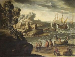 Navire Pres De La Cote