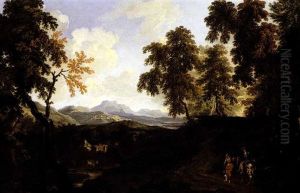 Paesaggio Con Viandanti by Pieter Mulier the Younger
