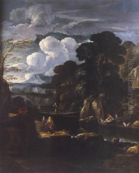 La Recontre Du Christ Et De Saint Jean-baptiste Sur Le Jourdain - view 1