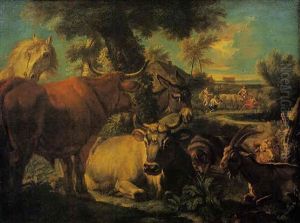 Paesaggio Con Animale I Io Sotto Forma Di Giovenca Paesaggio Con Animale I Io Sotto Forma Di Giovenca