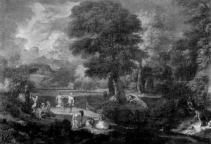 Landschaft Mit Tanzendem Faun