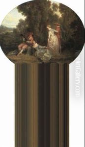 Classical Landscape With Drovers Fleeing A Storm
