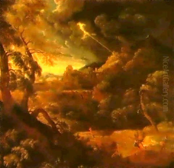 A Stormy Landscape - view 1