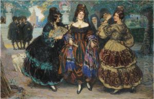 Las Majas En El Parque (women In The Park)