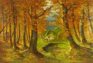 Forsthaus Im Wald by Moritz Mueller the Elder