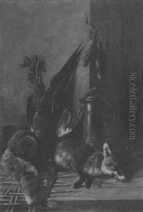 Jagdstilleben: Fuchs Und Fasan by Moritz Mueller the Younger