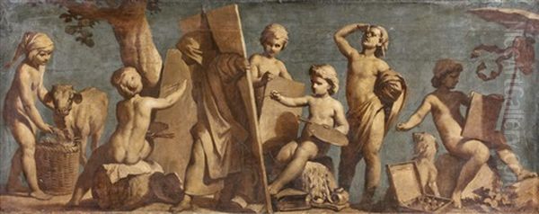 Pendant: Allegorie Der Bildenden Kunste - view 1