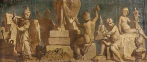 Pendant: Allegorien Der Bildenden Kunste