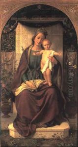 Madonna Mit Kind by Andreas Johann Jakob Mueller