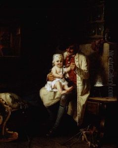 Feeding The Baby Dinner