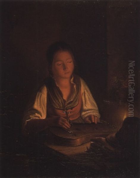 Madchen Bei Kerzenlicht - view 1