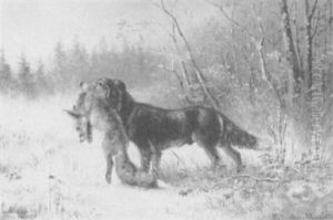 A Hound With A Fox