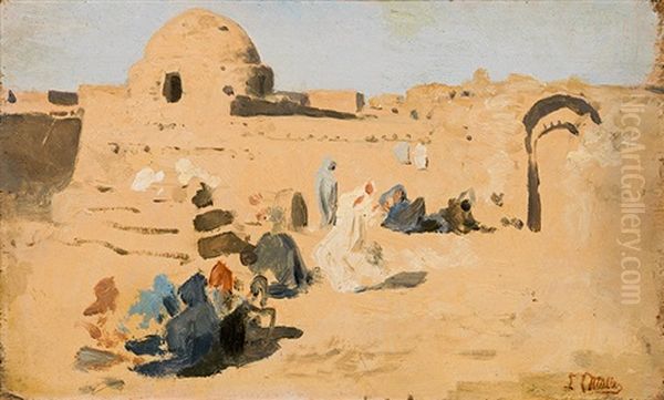 Elementary School In Upper Egypt (nature Study) - view 1