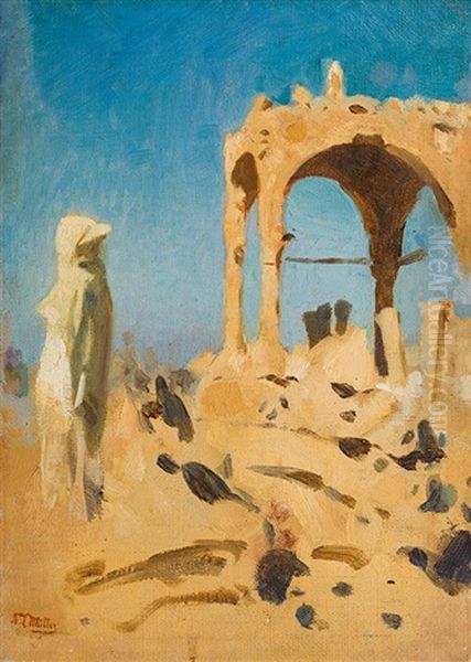 At The Tombs Of The Caliphs (nature Study) - view 1