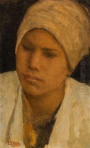 Fellahin Boy (nature Study) by Carl Leopold Mueller