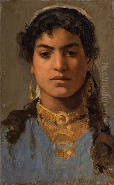 Portrait Of A Bedouin Girl - view 1