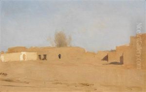 Cairo Scene by Carl Leopold Mueller