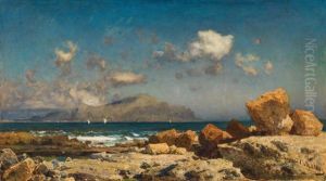 Strand Von Palermo by Carl Leopold Mueller
