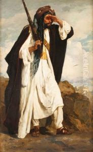 Chasseur Arabe A L'affut Chasseur Arabe A L'affut