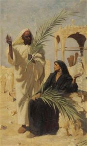 Arabischer Friedhof by Carl Leopold Mueller