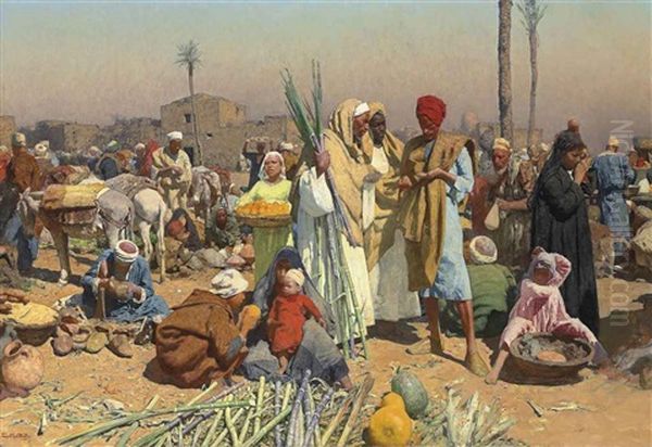 Market In Lower Egypt - view 1