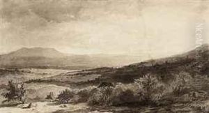 Vue Pres De Schlangenbad by Johannes Warnardus Bilders