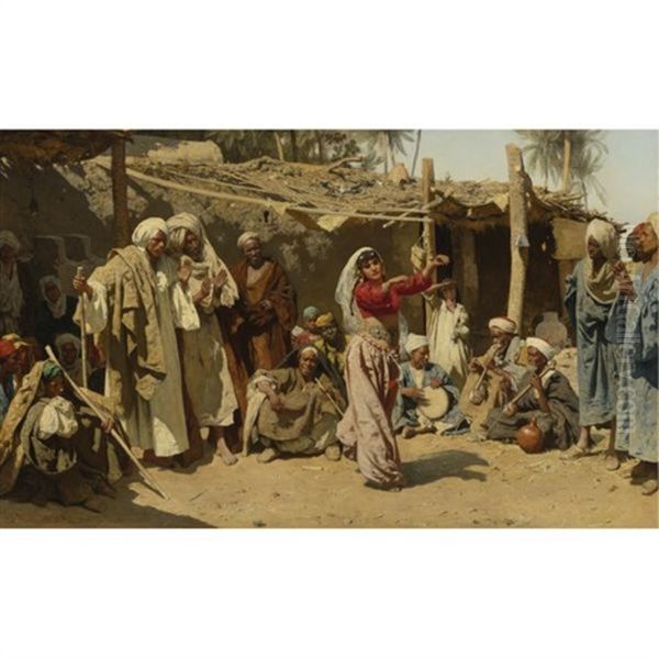 An Almee's Admirers (egyptische Tanzerin) - view 1