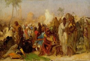 Skizze - Orientalische Szene (preliminary Sketch) Skizze - Orientalische Szene (preliminary Sketch)