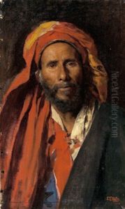 Portrait Eines Orientalen
