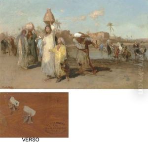 The Water Carriers (+ Studies Of Turbaned Men, Verso) The Water Carriers (+ Studies Of Turbaned Men, Verso)