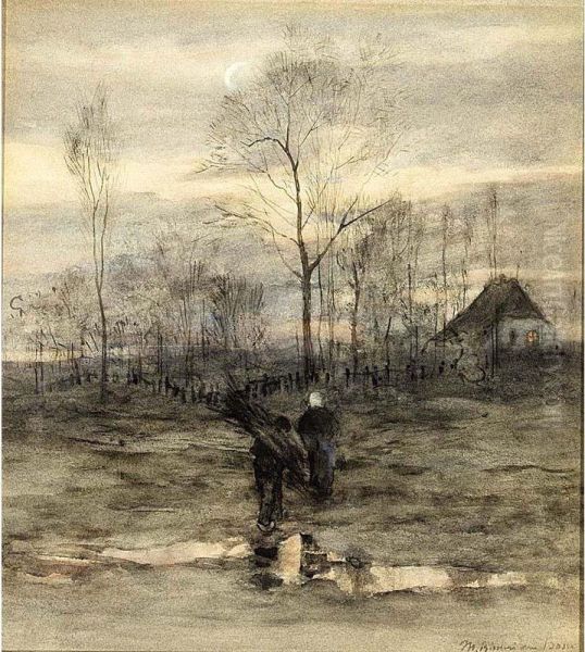 Wood Gatherers Returning Home - view 1